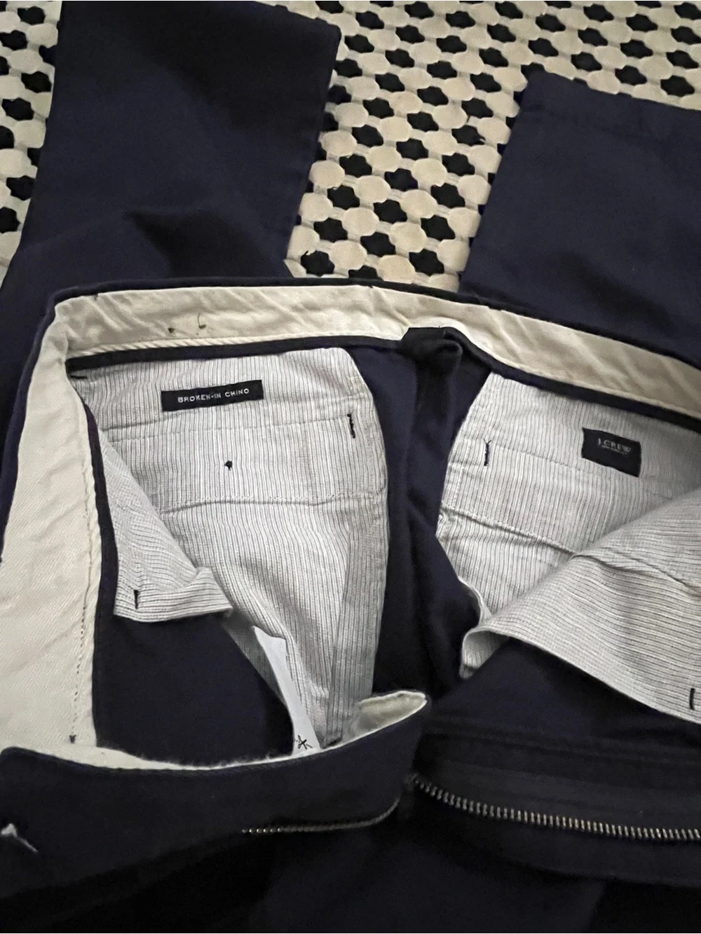 Men's Classic Navy Chino Pants